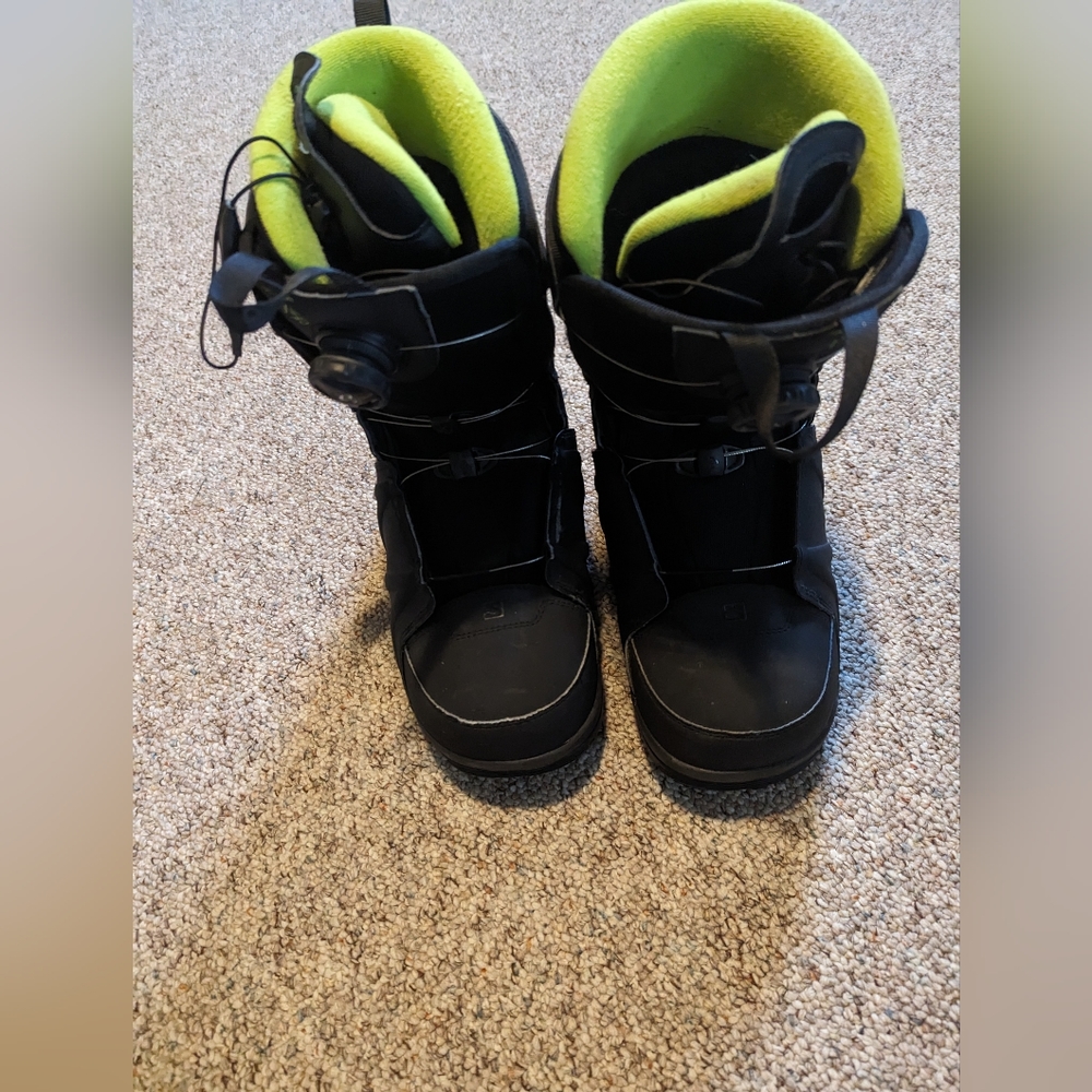 Salomon faction boa snowboard boots size 9.5